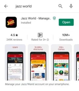 Jazz world app download install open