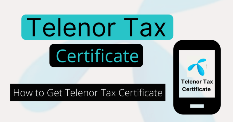 Telenor Tax Certificate