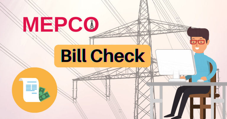 MEPCO online bill check