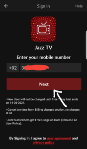 jazz tv log in