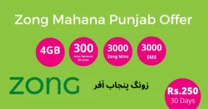 Zong Mahana Punjab Offer